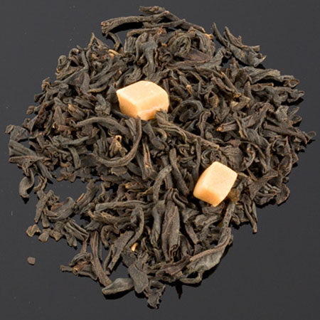 thé noir aromatisé caramel toffee